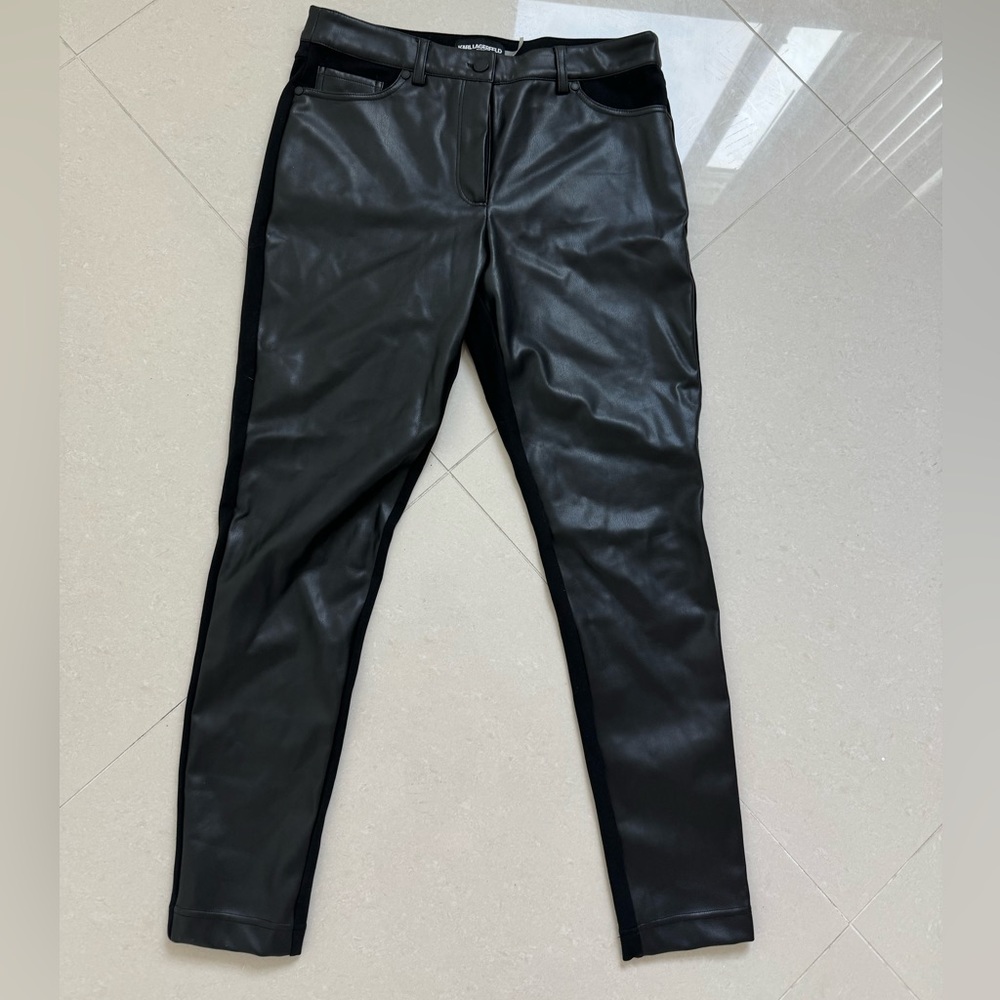 Karl Lagerfeld leather pants